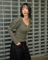 Button Puff Longsleeve
