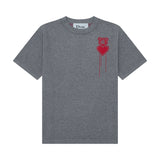 DVRK プリヴェハートロゴボクシーニッティドTシャツ - GREY