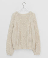 TL Wool Cable Round Knit