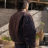 Harrington blouson jacket / Brown
