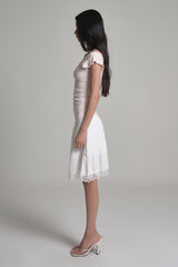 Fairy Lace Flow Skirt, White