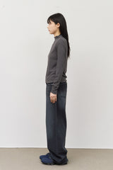 (W) Poison Dyeing Wide Denim