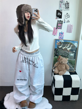 FUR PETIT SLIM HALF CROPPED ZIP-UP 🖤🩶🤍3COLOR