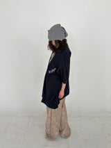Graphic Boxy Sweat Top