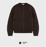 Land Y Alpaca Round Knit Cardigan