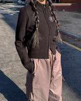 HRC knit zip up