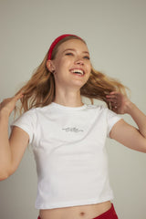 EVIE baby TEE WHITE