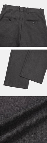 [F/W] Herringbone wide slacks(3color)