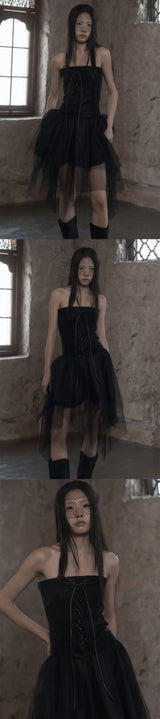 [mnem] Shard Tulle Skirt