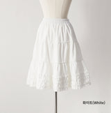 Blly Shirred Tiered Midi Skirt