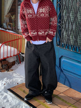  Cony big wide raw denim