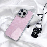 Hearts Leopard Silver MagSafe iPhone Case