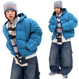 Oversized Welon-Slit Hooded Puffer Jacket