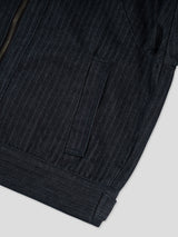 Herringbone shoulder denim jacket
