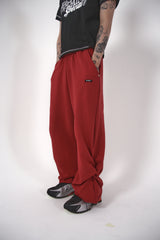 2way string pants_red