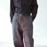 divide leopard denim
