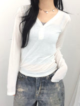 V cut light button t