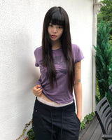 ラビューフローラルショートスリーブTシャツ