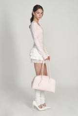 Vivienne Ballet Lace Top, Pink