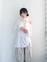 soft lace sleeveless shirt