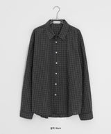 [unisex] ミルパブチェックオーバーシャツ