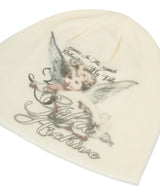BABY ANGEL GRAPHIC BEANIE_WHITE