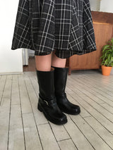ウッディヒルチャンキーワイドブーツ (2color)