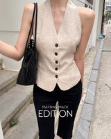 [MADE] Nacel linen vest