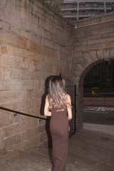 The Rich Fam Maxi Dress - Choco