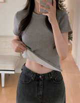 Basic Winter Mink Warm T-shirt (5color)