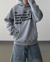 Stay Lettering Cropped Hoodie