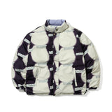 REVERSIBLE DOWN PADDING JUMPER GRAY/PURPLE