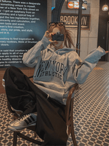 New York Cotton Over Hoodie