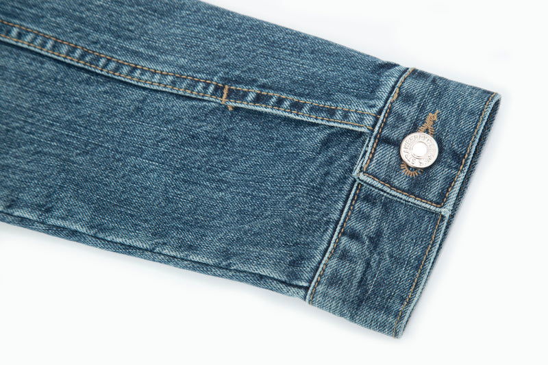 CROP DENIM JACKET (FOR UNISEX)