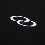DOUBLE LOOP LOGO SLEEK SWEATSHIRT BLACK