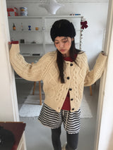 ゴッサム ウールタッチ ダッフルカーディガン (4 Colors)