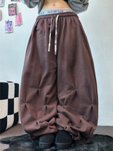 PUNCHING LOOSE HIP STREET LONG PANTS 💙🤎2COLOR