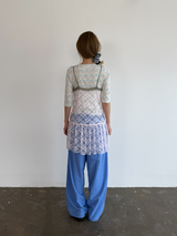 pattern henly neck T