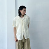 Subtle Texture Structured SS Shirt