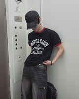 ハイモーターリンガー半袖Tシャツ