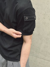 ベイドポケットクロップ半袖Tシャツ 4C