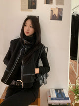Ever Dumble High-Neck Two-Buckle Mustang Vest