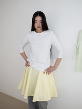 COMFY 3/4 SLEEVE T (WHITE)