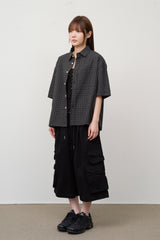 Myth Cropped Check Shirt