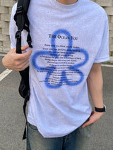 クローバーレタリングショートスリーブTシャツ 4C