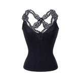 Alessa Lace Cross Camisole