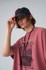 Pigment Road Printed Short-Sleeved