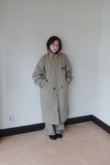 Vintage Safari Puffer Jacket (Khaki)