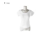 Danley Lip Neck One-Shoulder Raglan Short Sleeve T-Shirt