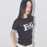 FY レオパードTシャツ (BLACK) F25QB100